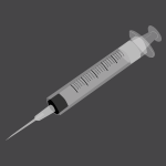 Vaccine syringe