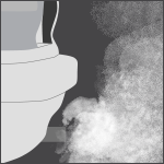 Car exhaust fumes